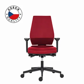 Ergonomischer Bürostuhl Powerton Sima, Rot